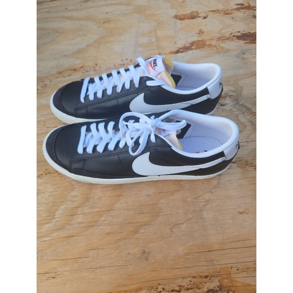 Nike Blazer Low 77 Black White DA6364-001 mens size 12.5